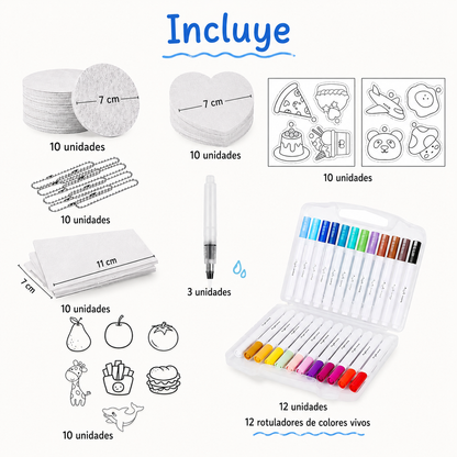 Magic Puffs - Kit para pintar en 3D