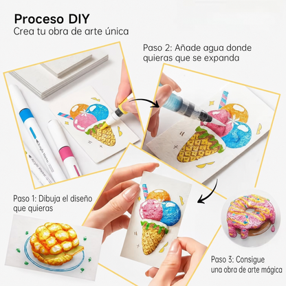 Magic Puffs - Kit para pintar en 3D